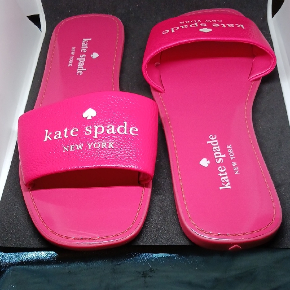 Kate Spade Fuchsia Slide Sandals